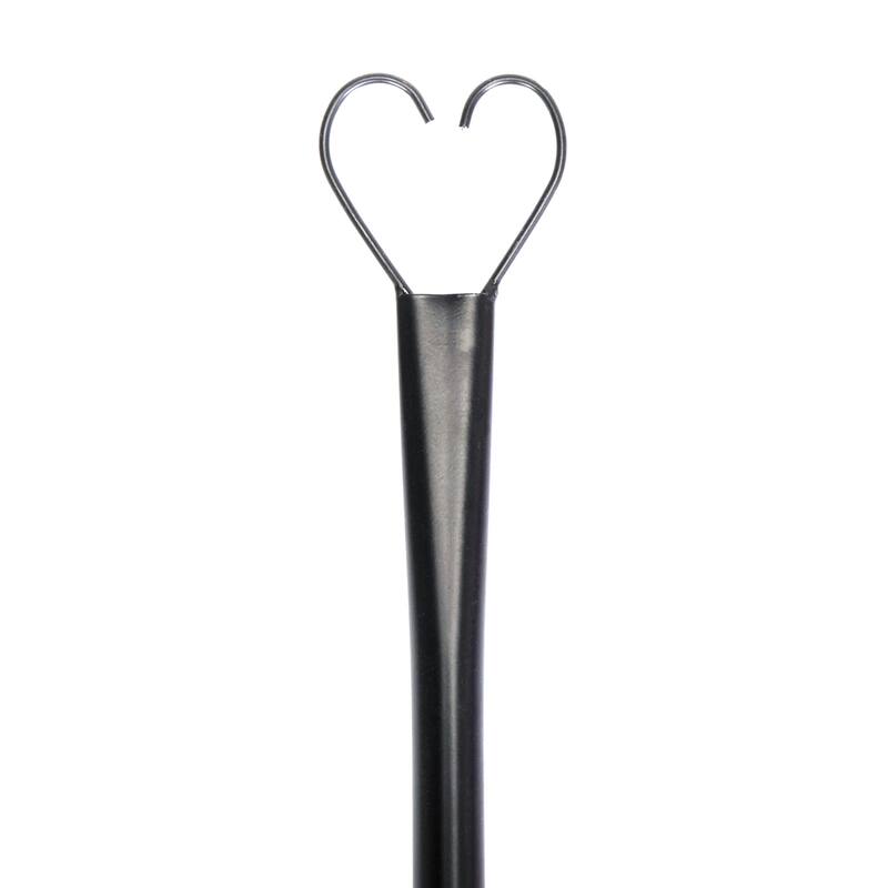 Set of 6 RC String Light Pole, 9 FT Lighting Stand with Heart Shape Hooks, LED Solar Bulbs for Parties, Christmas