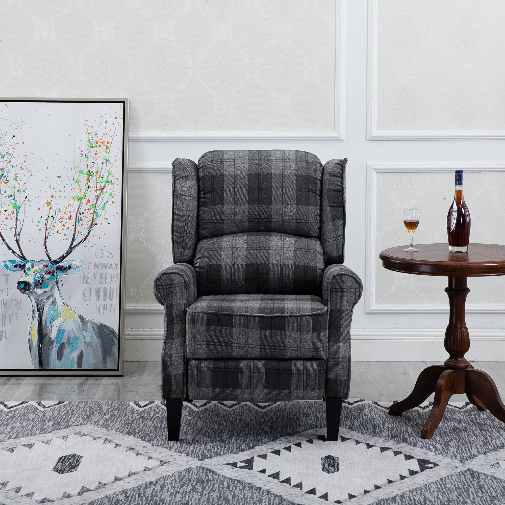 Plaid Living Room Seating Bed Bath Beyond