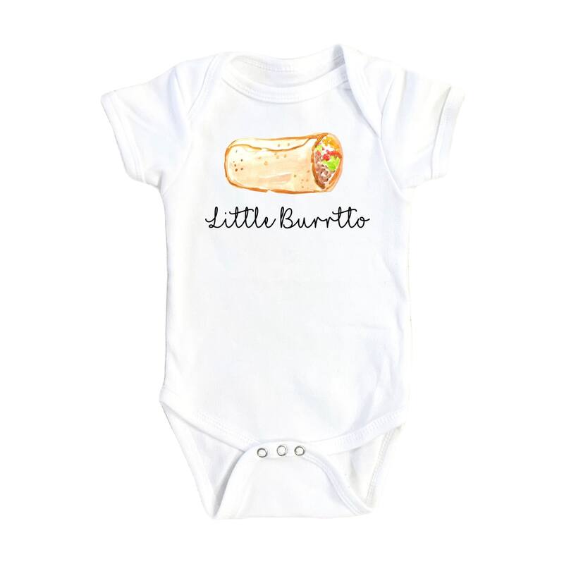 Little Burrito - Baby Boy Girl Clothes Infant Bodysuit Funny Cute Newborn - Pink - 0-3M