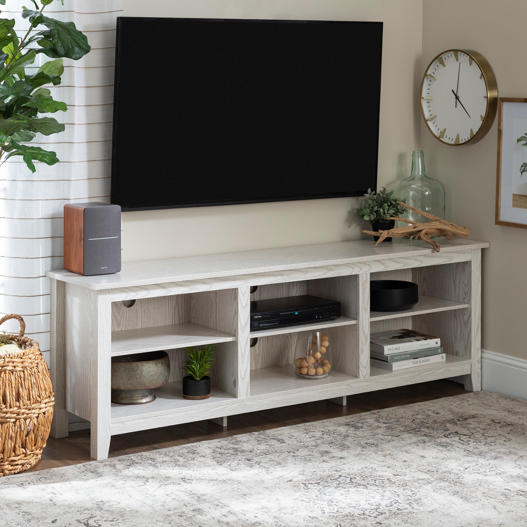 Shop Copper Grove Beaverhead 70 Inch Tv Stand Console On Sale Overstock 20640428