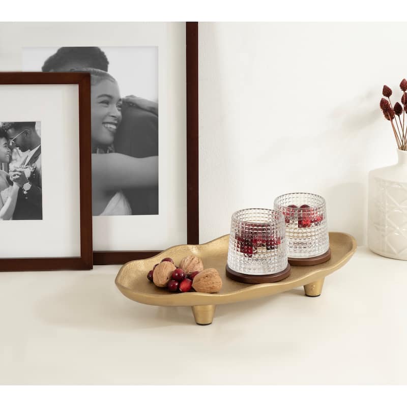 Kate and Laurel Alessia Oval Decorative Tray