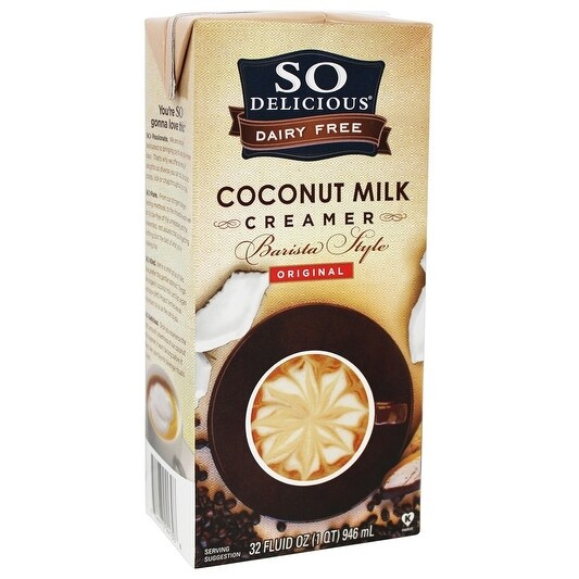 So Delicious Barista Style Coconut Milk Creamer - Original - Case of 6 - 32 Fl oz.