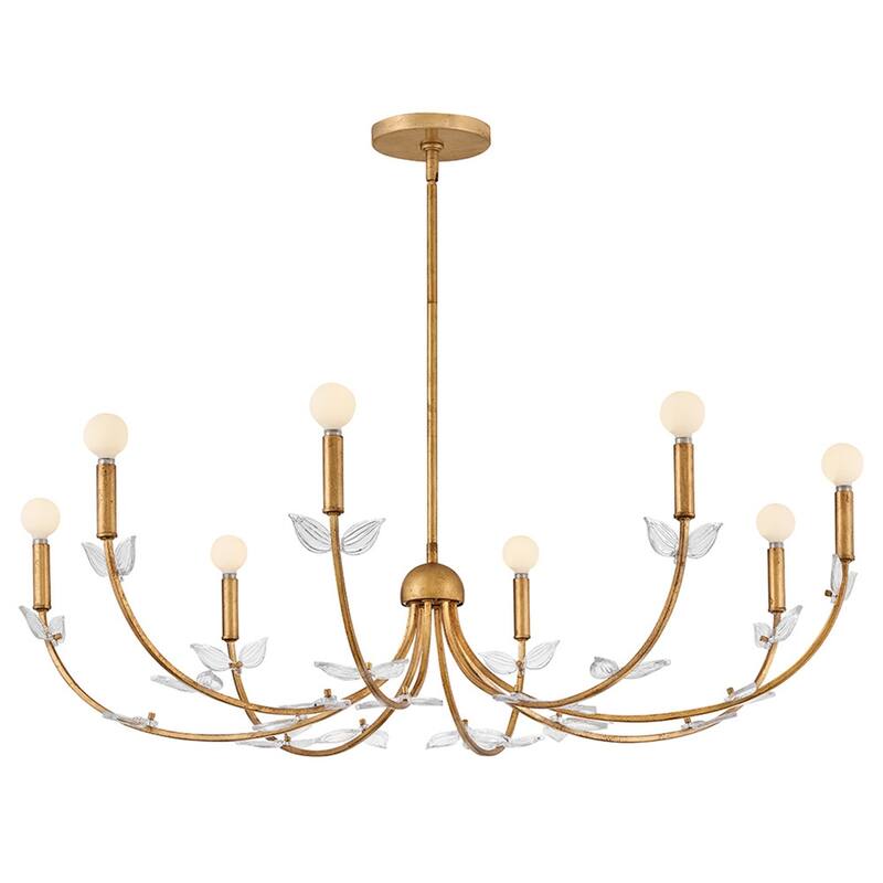 Hinkley Lighting 48288 Aliso 8 Light 42" Wide Crystal Candle Style