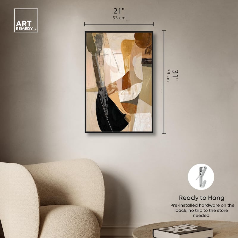 Tactile Depth II Canvas by Art Remedy