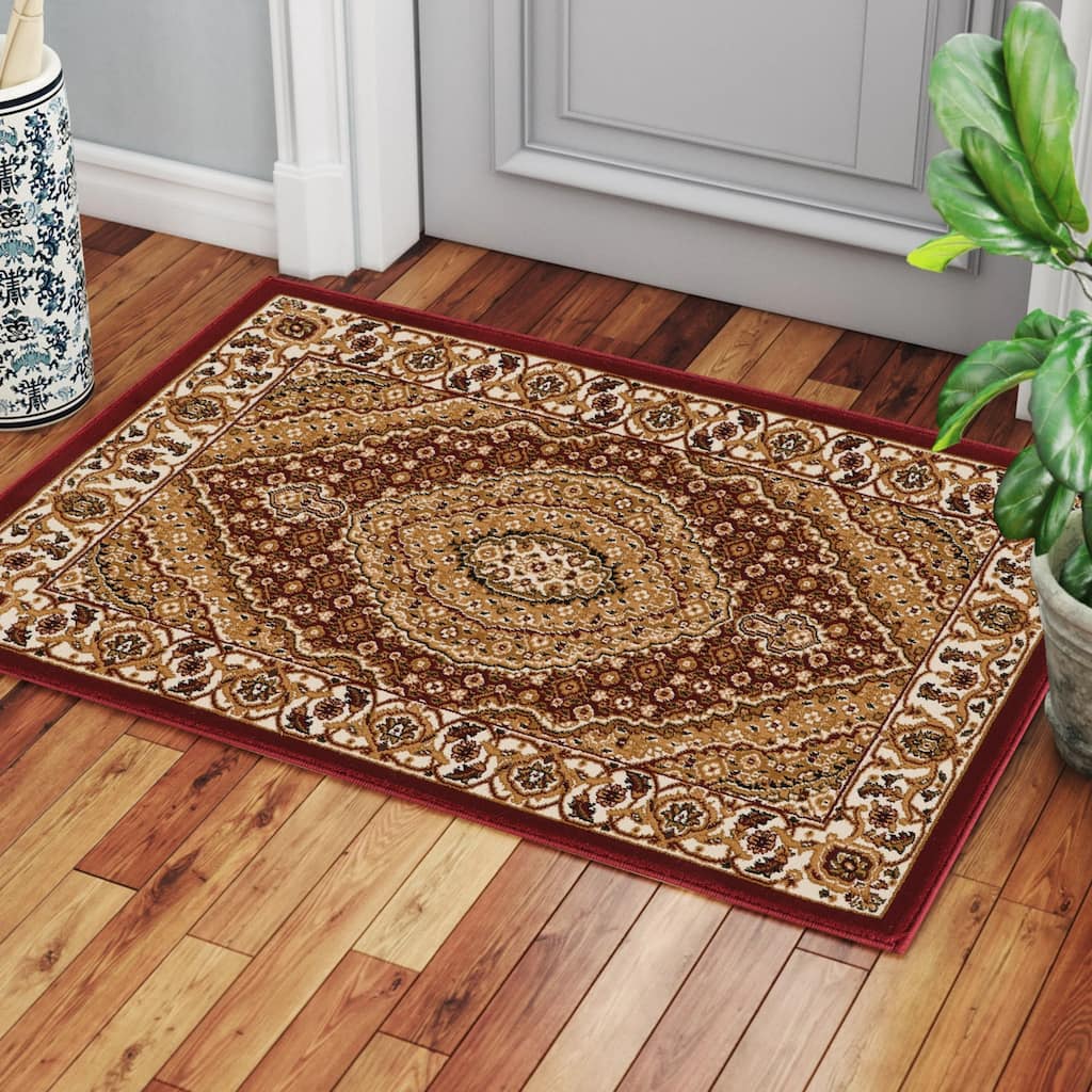 Red 2 ft. x 3 ft. Area Rug - 3' x 2'