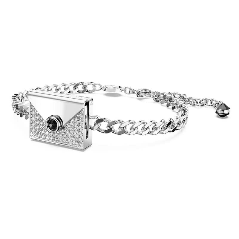 Swarovski Women's Letra White Crystal Bracelet