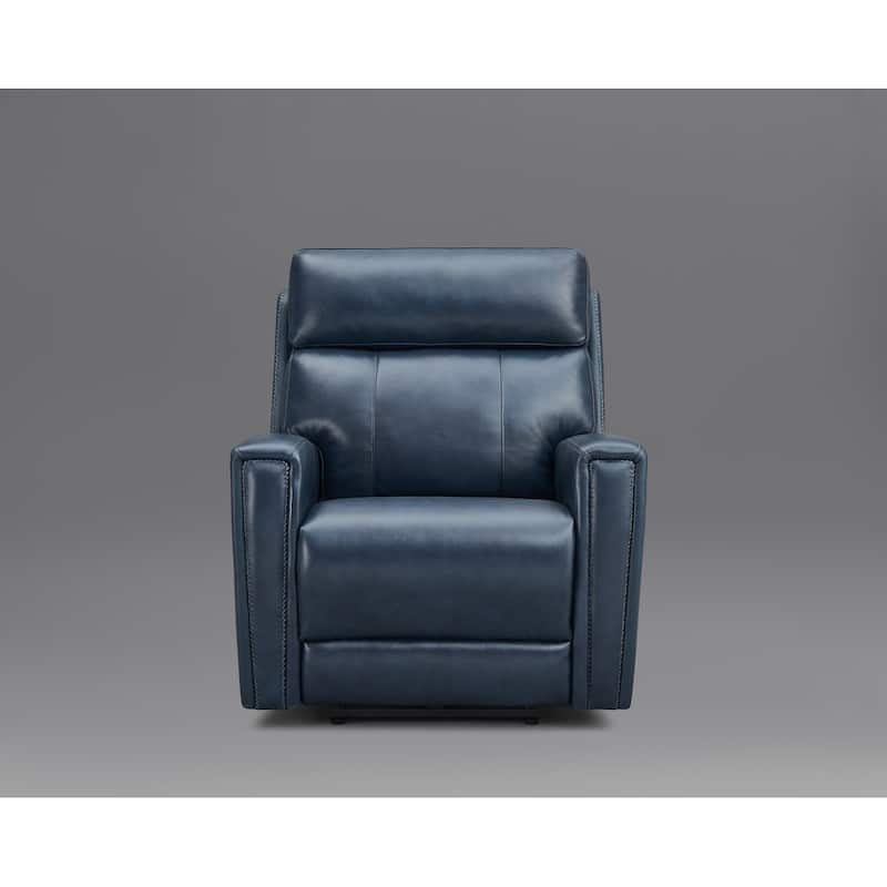 Genuine Leather Zero Gravity Power Recliner Chair with Power Headrest, USB&USB-C Port