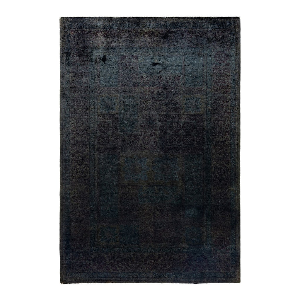 Vibrance One-of-a-Kind Hand-Knotted Area Rug - Brown, 5' 2" x 7' 7" - 5' 2" x 7' 7"