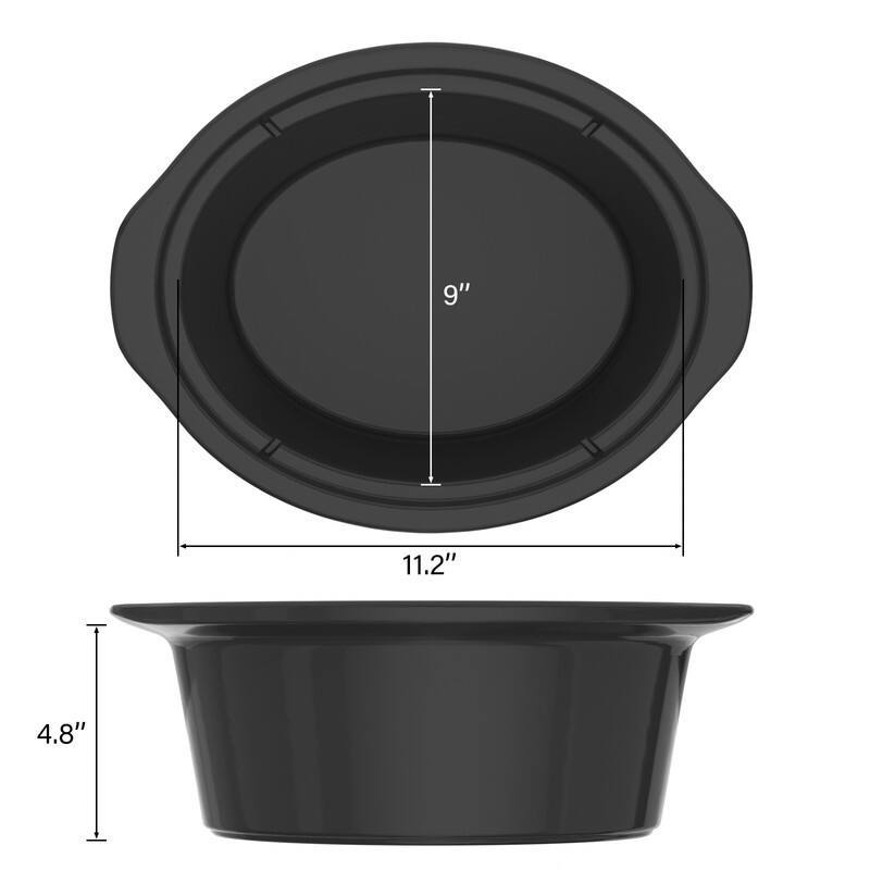 Homecookin 6,7 Quart Digital Display Programmable Slow Cooker