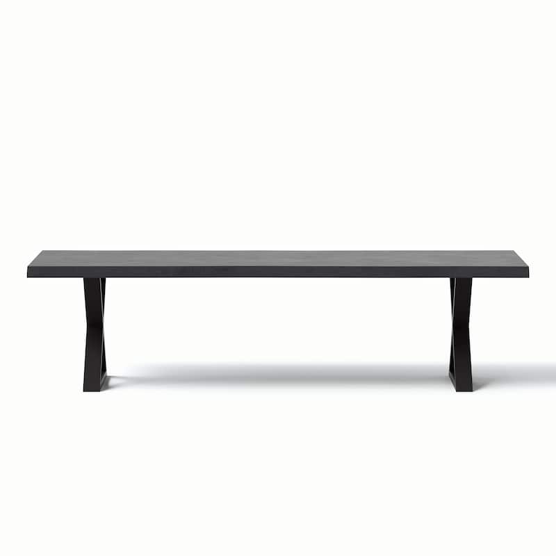 Urbia Brooks Solid Acacia Dining Table - X Base