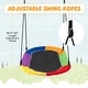 preview thumbnail 8 of 8, Costway 60" Saucer Swing with LED Lights 700 LBS Platform Tree Swing - See Details