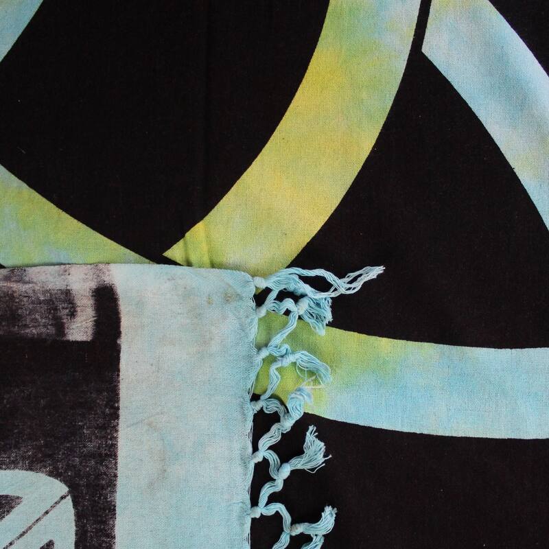 Celtic Tie Dye Trinity Knot Heavy Cotton Tablecloth