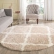 preview thumbnail 6 of 51, SAFAVIEH Montreal Shag Ucha 2-inch Thick Rug 6'7" Round - Beige/Ivory - Round