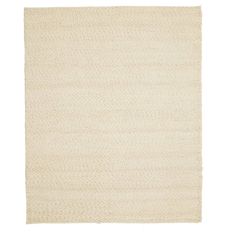 Calvin Klein Riverstone Modern Textured Loop Solid Wool Area Rug