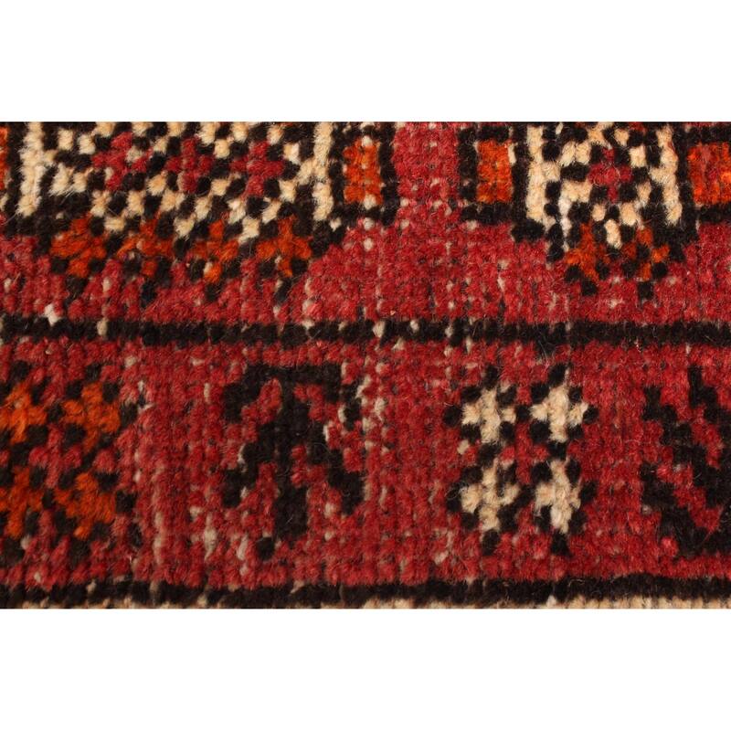 ECARPETGALLERY Hand-knotted Andelz Red Wool Rug - 3'7 x 6'5