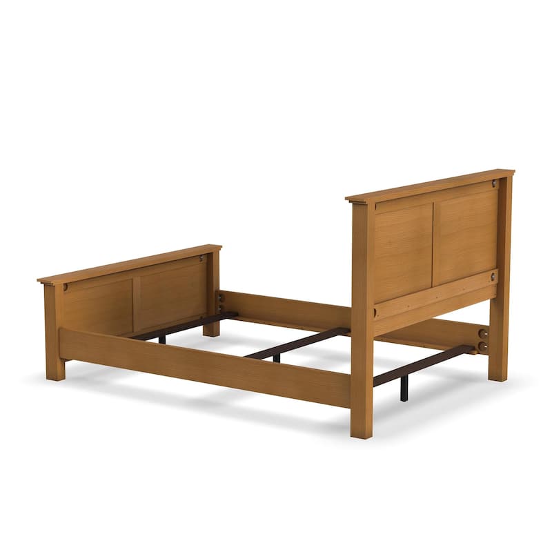 Homestyles Oak Park Brown Wood Queen Bed