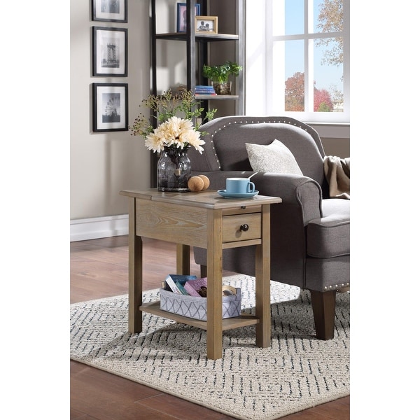 Sutton side table hotsell with charging station