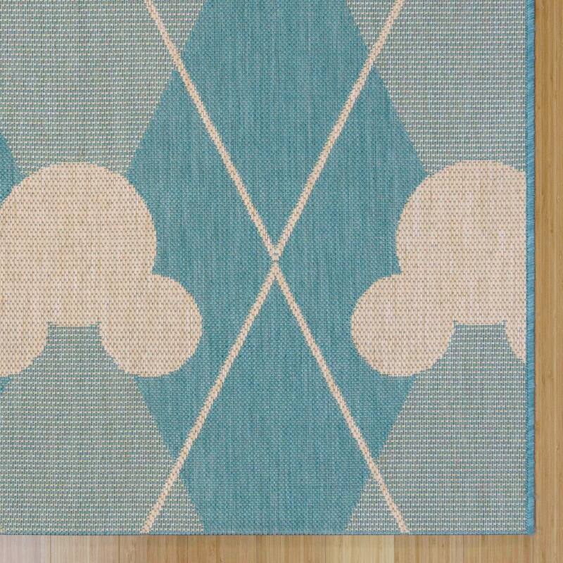 Disney Mickey Mouse Studio Modern Classic UV Protected Polypropylene Flatweave Indoor/ Outdoor Area Rug Collection