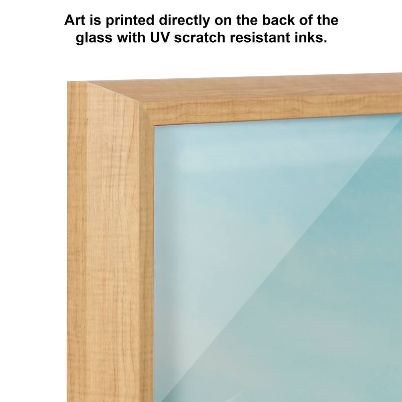 Kate and Laurel Blake Small Space Frame Printed Acrylic by Laura Evans