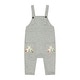 preview thumbnail 3 of 2, Mixed Up Clothing Baby Elefante Overall 12 Months - Grey