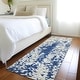 preview thumbnail 52 of 55, Premium Washable Super Soft Modern Casual Mayfield Rug Navy - 2'3" x 7'6"