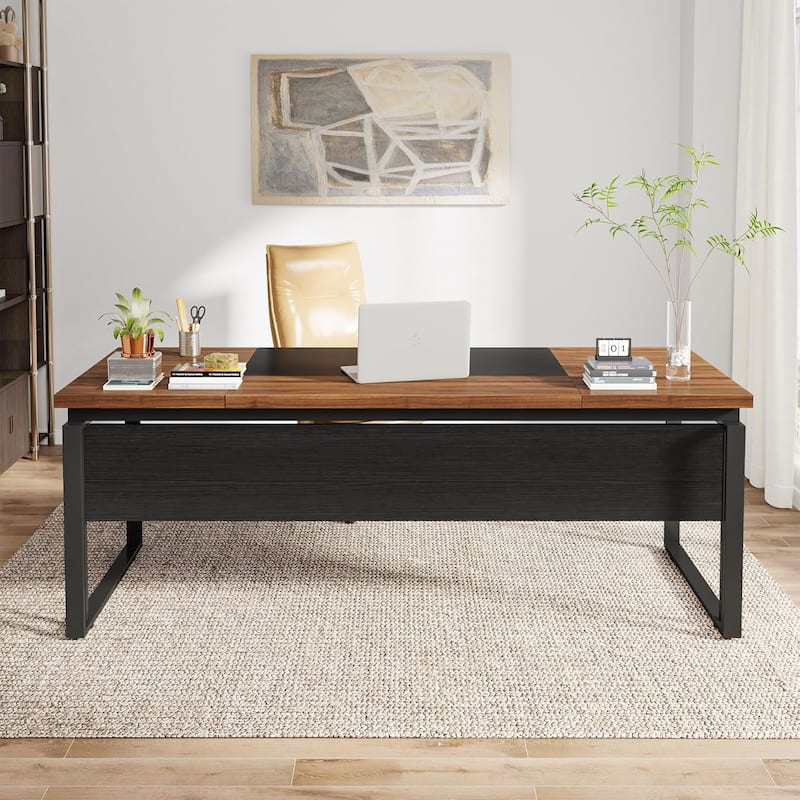 63" Modern Executive Desk/Table Home Office Computer/Writing Table with Sturdy Legs Workstation