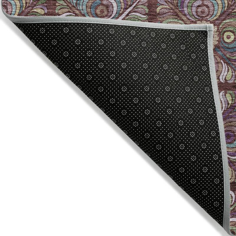 HomeRoots Medallion Transitional Rectangle Outdoor Rug