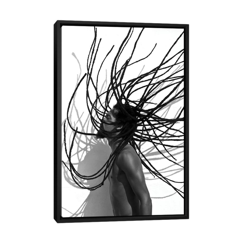 iCanvas "Locs" by Gregory Prescott Framed Canvas Print