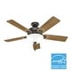 preview thumbnail 2 of 19, Hunter 52" Pro's Best Traditional Ceiling Fan with LED Light Kit and Pull Chain - DC Motor - ENERGY STAR!