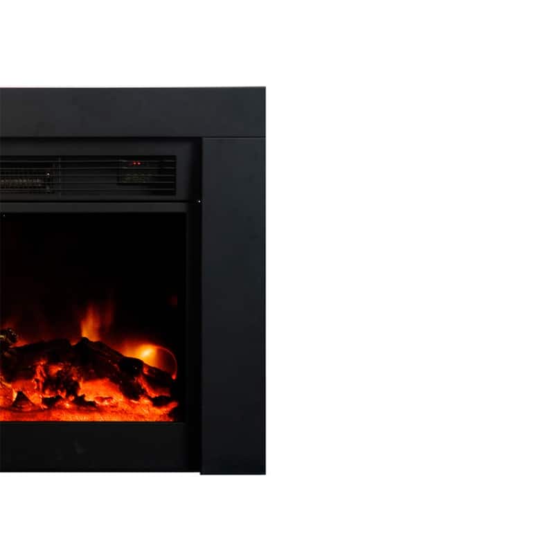 AA Warehousing FP920 36" Electric Fireplace Insert in Black