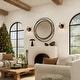 preview thumbnail 4 of 12, Elisie Modern Black Gold 1-light LED Sconce Farmhouse Wall Light with Water Glass