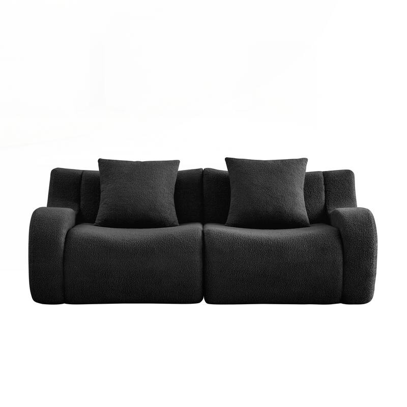 Boneless Sofa,No Assembly Required Streamlined Design