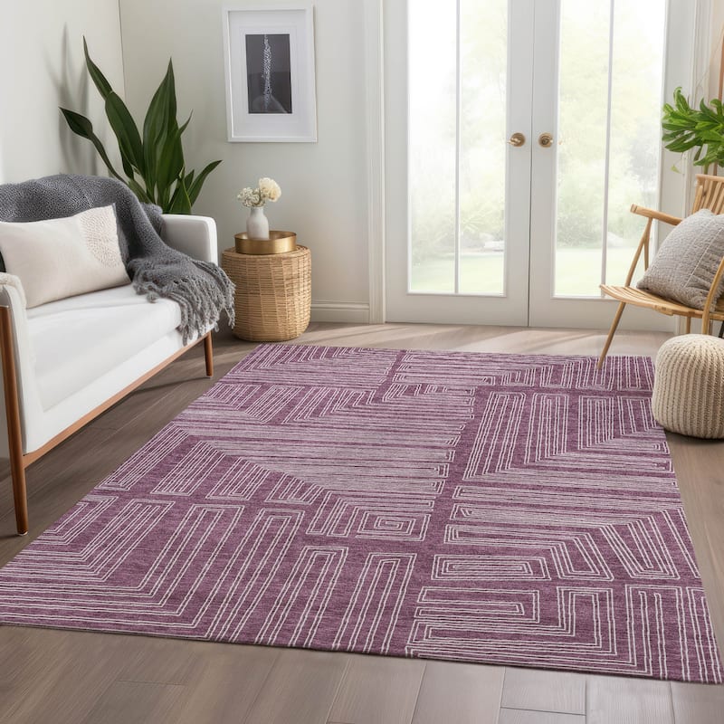 Premium Washable Super Soft Mid Century Modern Mayfield Rug