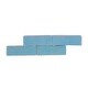 preview thumbnail 2 of 2, Handmade 2x6-in Moroccan Zellige Solid Color Powder Blue