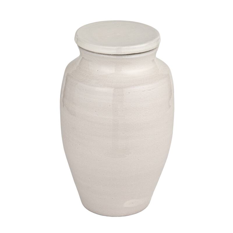Terracotta Cachepot with Cover Lid