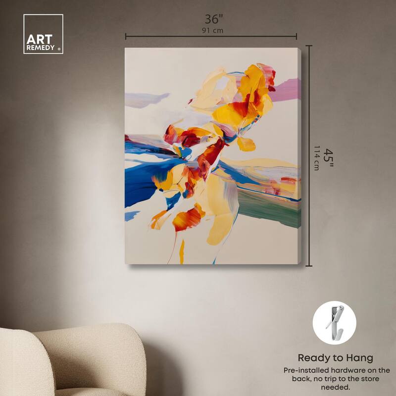 Flippant Bloom III Canvas by Art Remedy, Gallery Wrapped