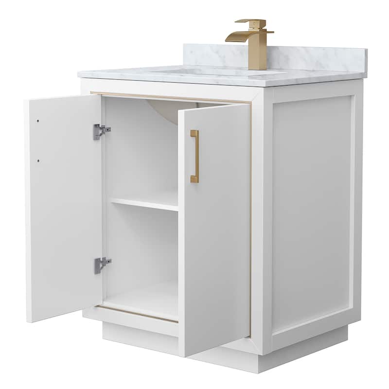 Wyndham Collection WCF1111-30S-NAT-MXX Icon 30" Free Standing Single