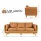 preview thumbnail 3 of 43, MCombo Napa Leather Couch, Leather Sofa