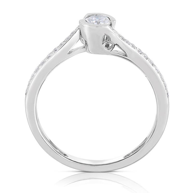 10KW Round Diamond 1/4 CTW Engagement Ring