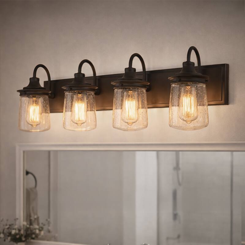 Hamel 10-inch High Vanity Light in Oil Rubbed Bronze