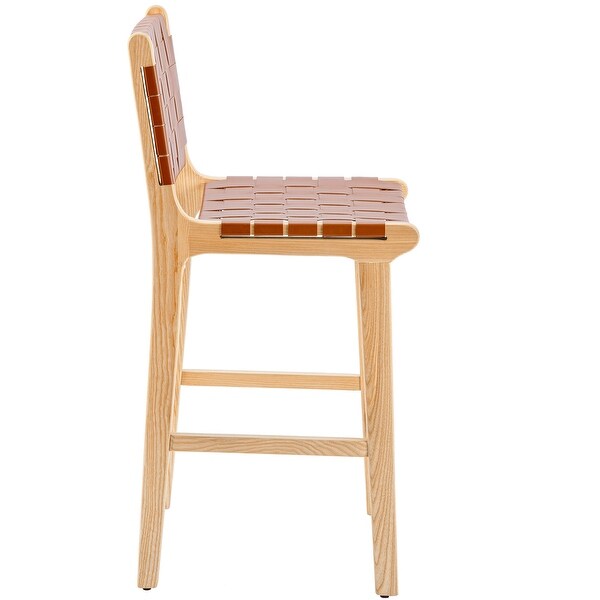 本革スツール～Woven leather stool～ Fenton Woven Leather Stool | Pottery Barn