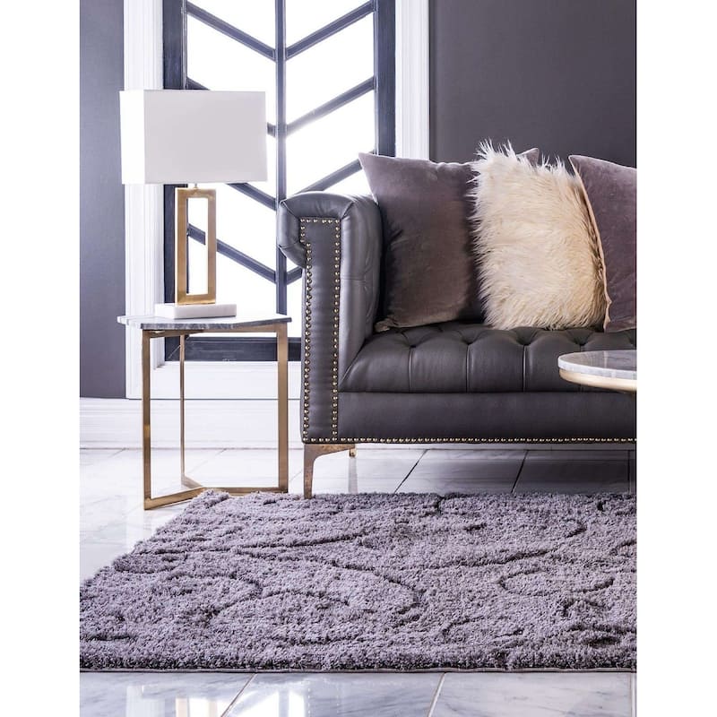 Shag Milson Collection Area Rug