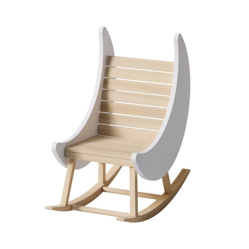 Milk Street Crescent Moon Rocker - Natural/White