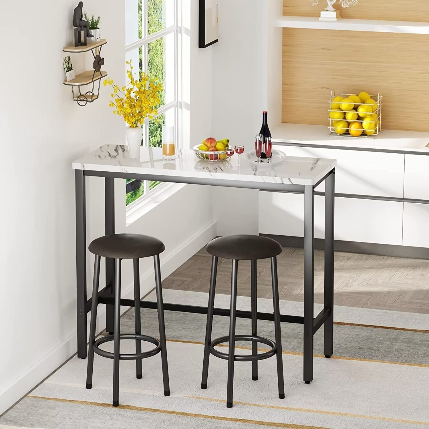 Modern pub table set best sale