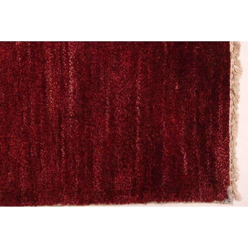 ECARPETGALLERY Hand-knotted Peshawar Ziegler Light Grey Wool Rug - 5'0 x 7'0