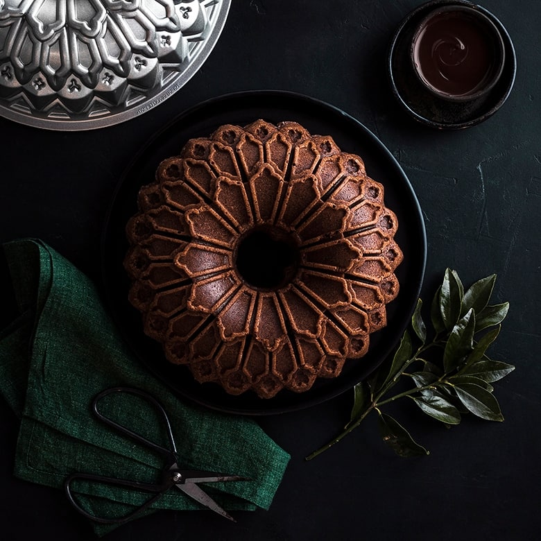Nordic Ware Metallic Stained Glass Bundt Pan