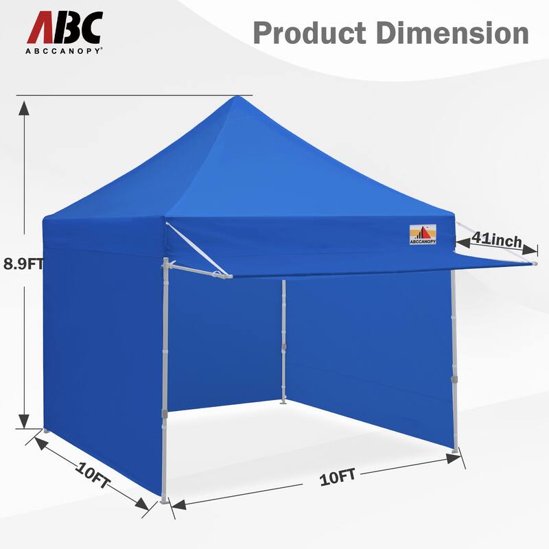 ABCCANOPY Pop up Canopy Tent with Awning and Sidewalls