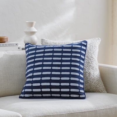 Caelan Geo Pattern Throw Pillow