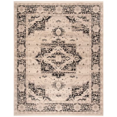 SAFAVIEH Vintage Boho Persian Levia Oriental Polyester Rug - 9' x 11'7"