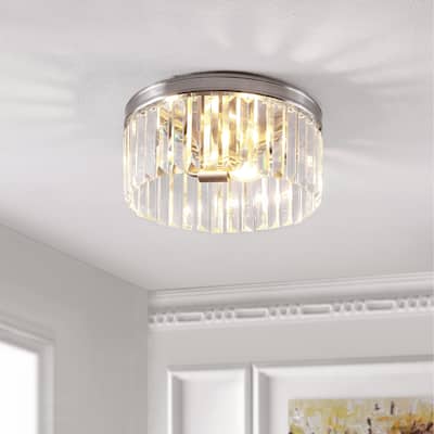SAFAVIEH Lighting Ruslen Flush Mount - 13" W x 13" D x 6" H